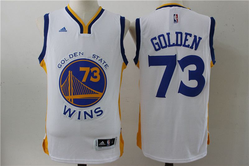 Men Golden State Warriors #73 Golden White Adidas NBA Jerseys->golden state warriors->NBA Jersey